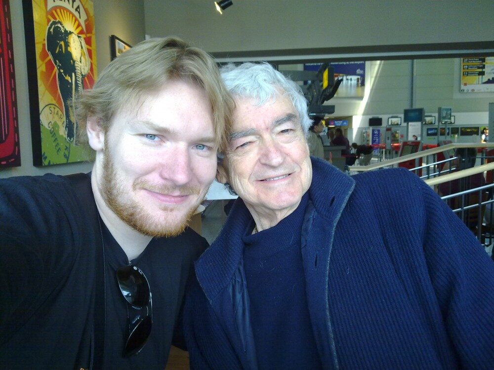 FOTO: Jiří Krejčí se střihačem Aporveru Terry Rawlingsem (Vetřelec, Blade Runner)