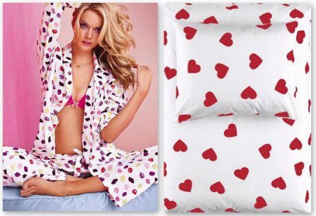 FOTO: Valentýnské pyžamo a ložní prádlo