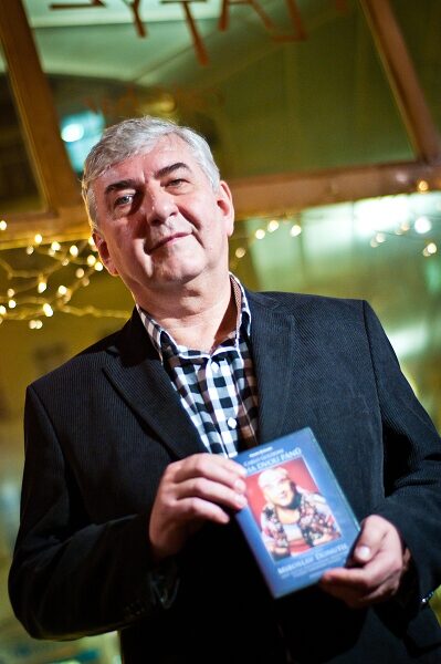 FOTO: Miroslav Donutil na křtu DVD Sluha dvou pánů v kavárně Platýz