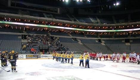 FOTO:Mládežnický hokej v O2 aréně