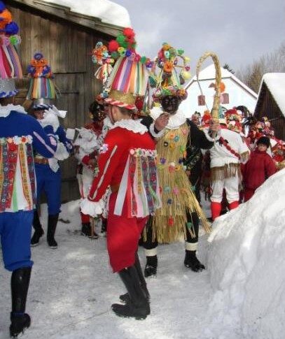 Masopustní průvod, Veselý Kopec