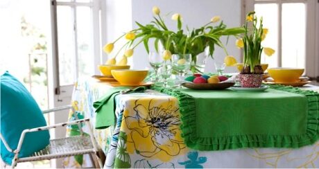 FOTO: Barevné prostírání do jídelny, značka H&M