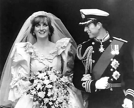 FOTO: Diana a Charles ve svatební den