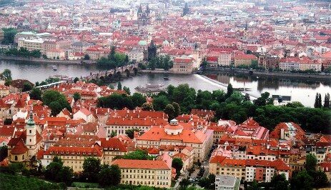 FOTO: Praha obehnaná Vltavou