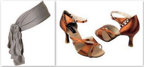 FOTO: Taneční boty a čelenka