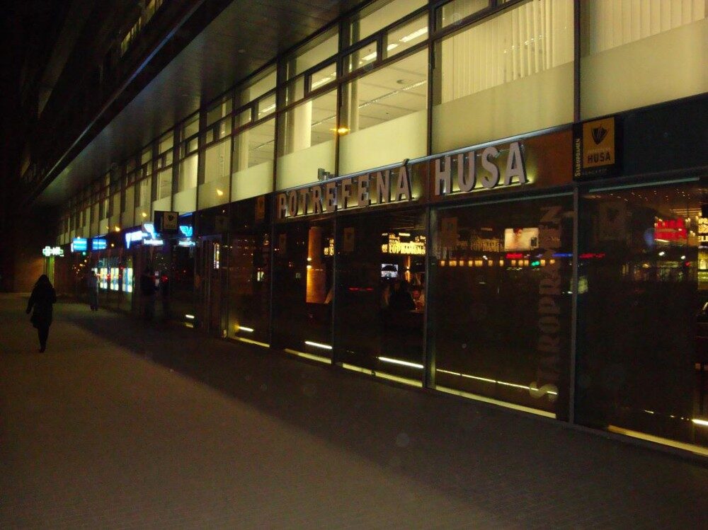 FOTO: Potrefená husa na Pankráci