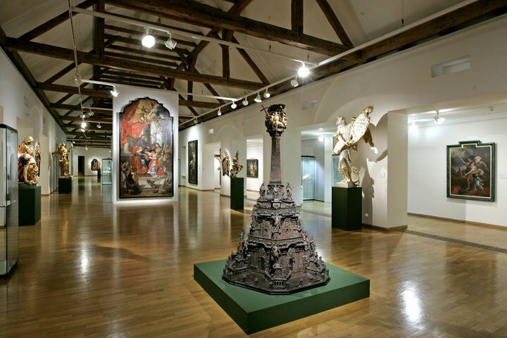 FOTO: Olomoucké baroko. Pohled do sálu Trojlodí Muzea moderního umění