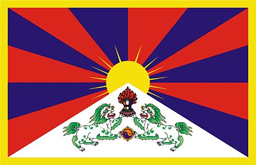 FOTO: Tibetská vlajka