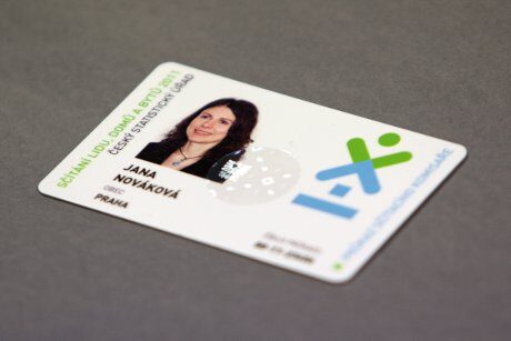 FOTO: Doklad prokazující totožnost sčítacího komisaře