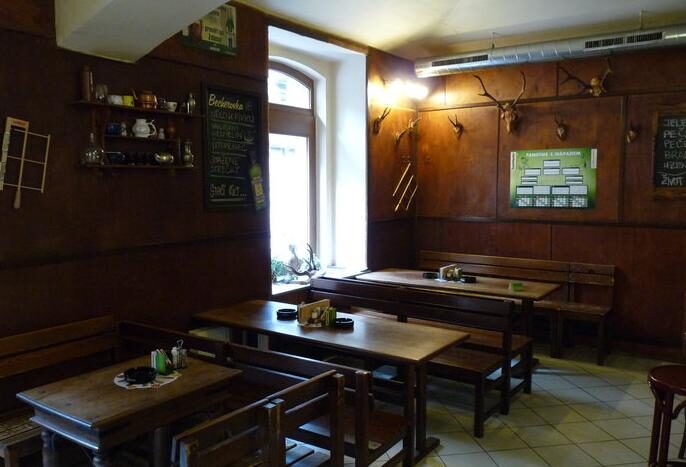 FOTO: Kuřácká část restaurace U Žíznivého jelena