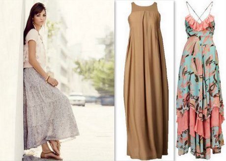 FOTO: Letní maxi šaty a dlouhá sukně