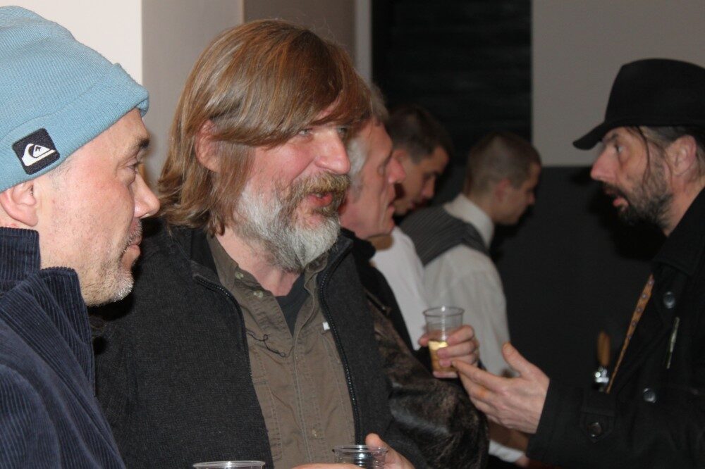 FOTO: Tomáš Císařovský na vernisáži své výstavy „Kam až“