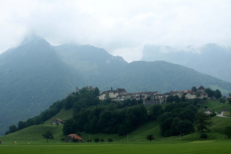 FOTO: Švýcarsko, Gruyeres