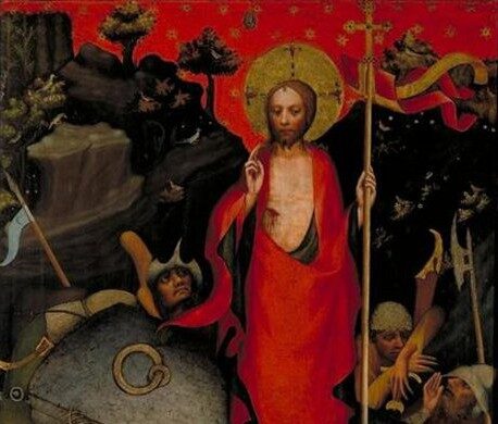 OBR: Zmrtvýchvstání Krista Mistra třeboňského oltáře