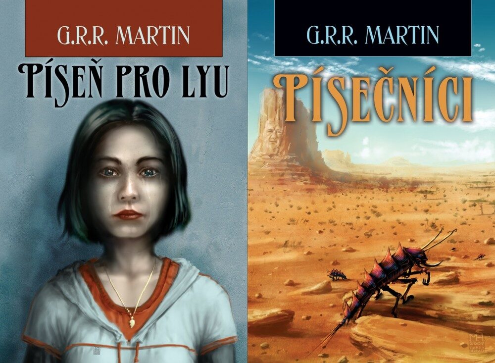 George R.R. Martin: Píseň pro Lyu & Písečníci (2x obálka)