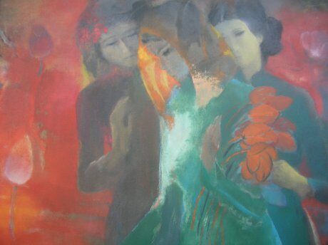 FOTO: Utěšování vdovy - Umělecká galerie v Saigonu