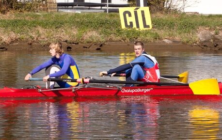 FOTO: dvojka junioři - MČR dlouhá trať - Hořín