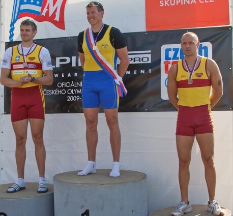 FOTO: umístění skif mužů - MČR dlouhá trať - Hořín