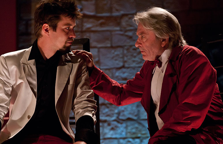 Foto: Jan Dolanský a Ladislav Mrkvička ve hře Jindřich IV.