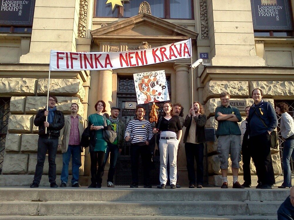 FOTO: Demonstrace za Fifinku