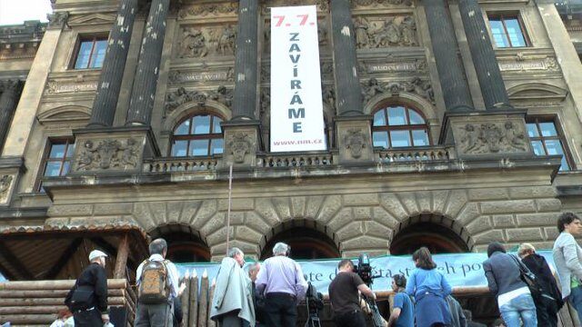 FOTO: Plánované uzavření budovy Národního muzea