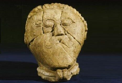 FOTO: Keltská hlava ze sbírek Národního muzea