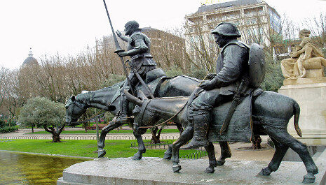 FOTO: Památník Dona Quijota v Madridu