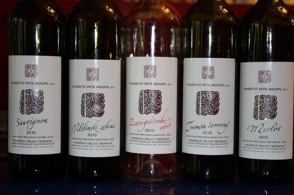 FOTO: Vína z Vinařství Petr Skoupil