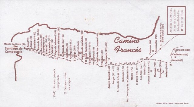 FOTO: trasa pouti z městečka Saint Jean Pied de Port