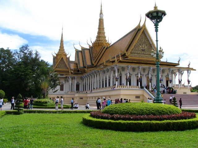 FOTO: Královský palác v Phnompenhu je rezidencí současného krále