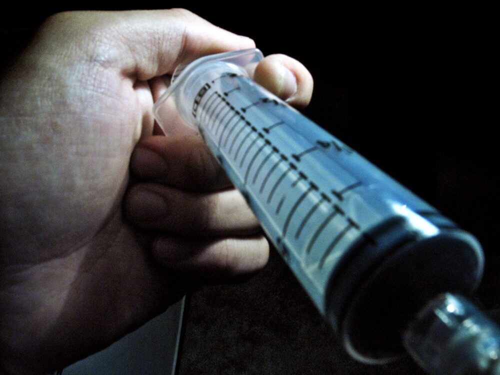 injekční stříkačka