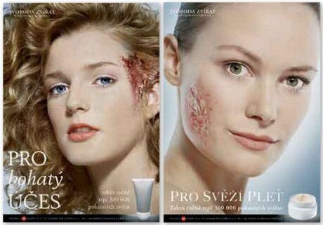 FOTO: Ne testování kosmetiky na zvířatech