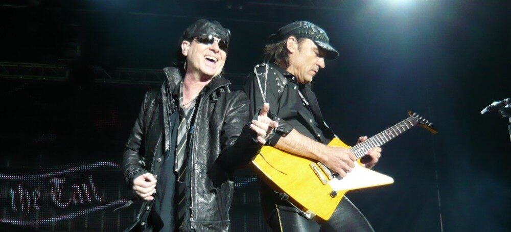 Scorpions na ostravském koncertě pořádném jednou z českých politických stran v roce 2010, Zdroj: Topzine.cz, Foto: Sabina Jesenovská