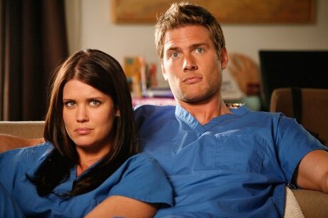 FOTO: Hvězdy seriálu Chuck: Sarah Lancaster a Ryan MacPartlin