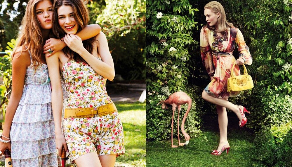 FOTO: Šaty s květinovým vzorem