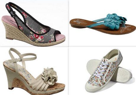 FOTO: Boty s květinovým vzorem, kolekce 2011