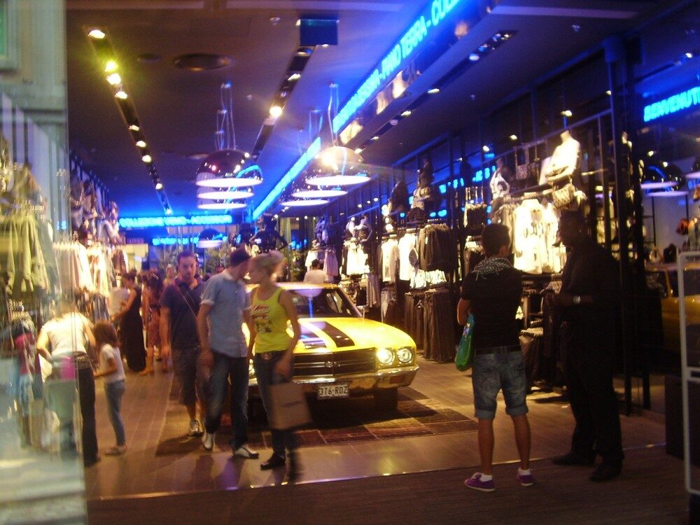 FOTO: Originální design milánských butiků