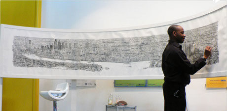 FOTO: Stephen Wiltshire Panorama Londýna, zdroj: stephenwiltshire.co.uk