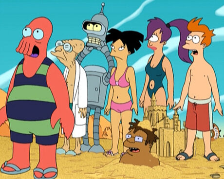 FOTO: Hlavní postavy seriálu Futurama