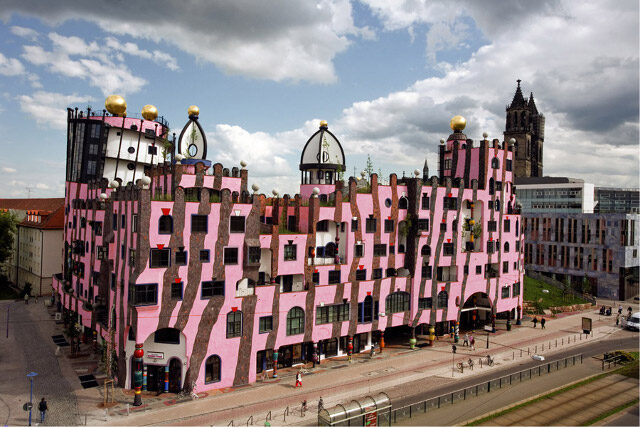 FOTO: Zelená citadela v Magdeburku, zdroj: hundertwasser.at