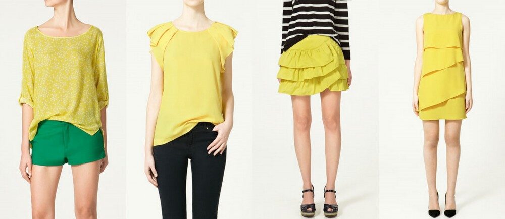 FOTO: Žluté oblečení