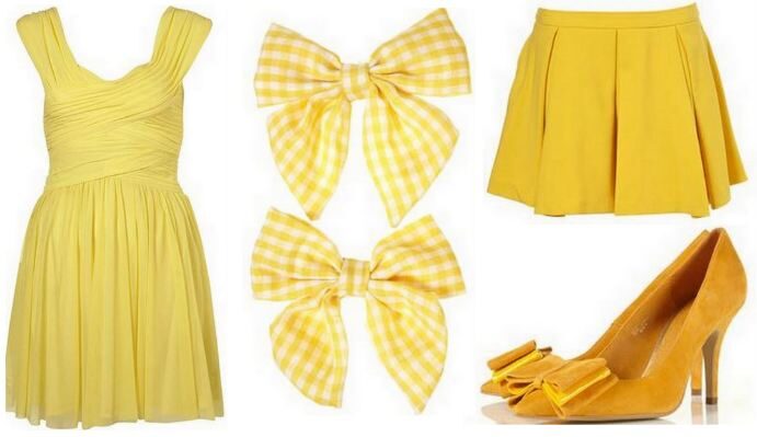 FOTO: Žluté oblečení