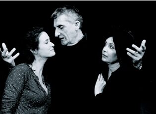 Foto: Lucie Štěpánková, Martin Huba a Ilona Svobodová ve hře Po zkoušce