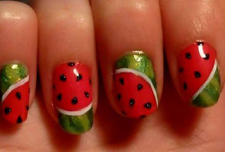 FOTO: Melounové nehty