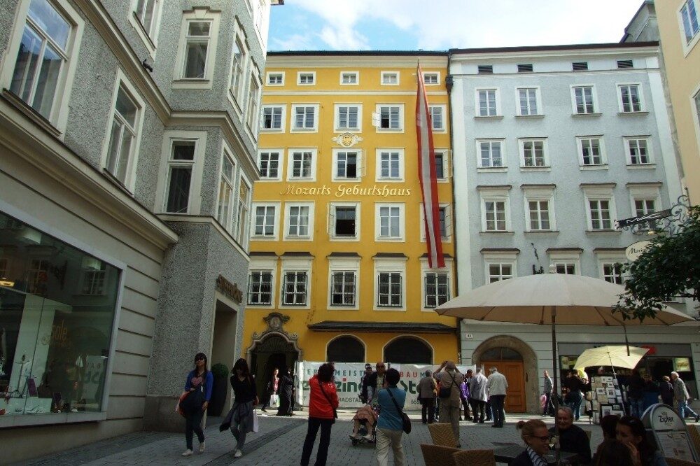 FOTO: Mozartův rodný dům