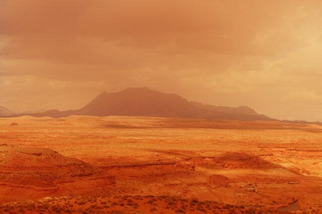 FOTO: Nejvyšší teplota byla naměřena na poušti Lút v Íránu před pár lety