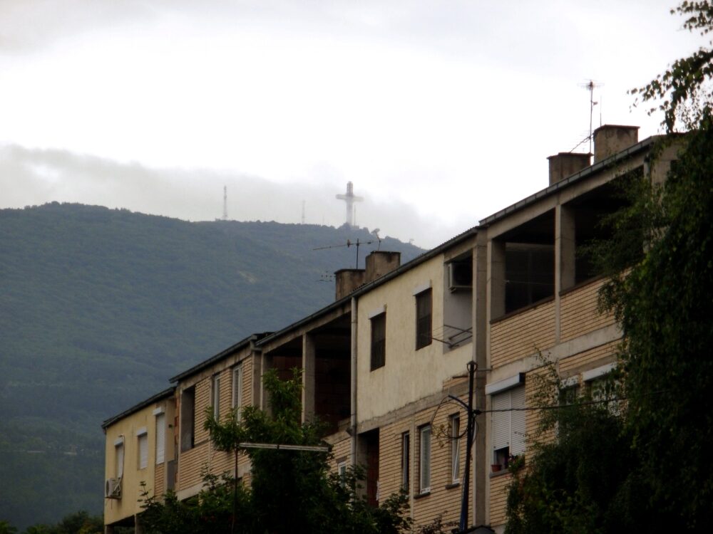 Kříž ve Skopje