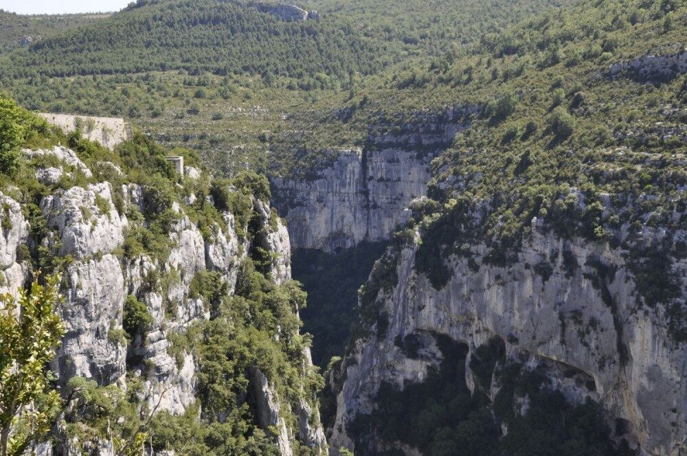 Pohled na Verdon z Balcons de la Mescla