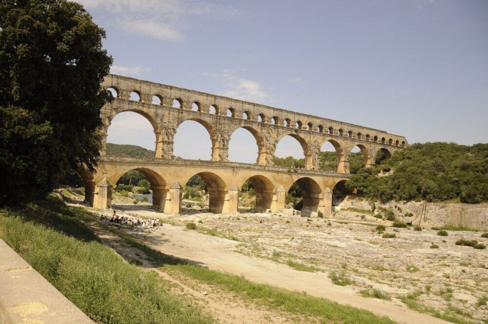 FOTO: Třístupňový akvadukt Pont du Gard