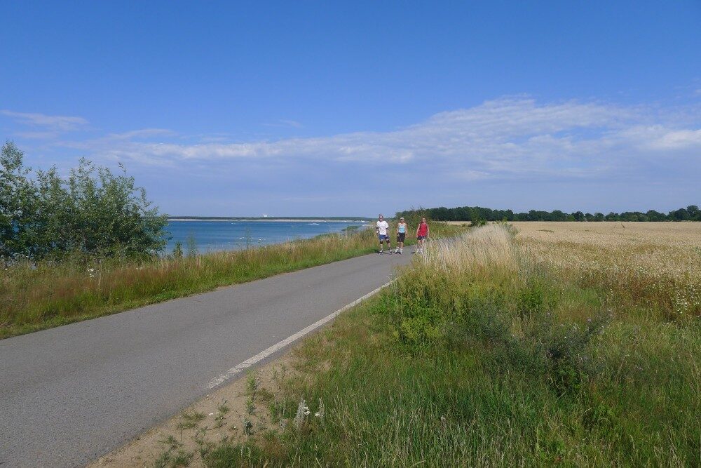 FOTO: Lužická jezera na bruslích